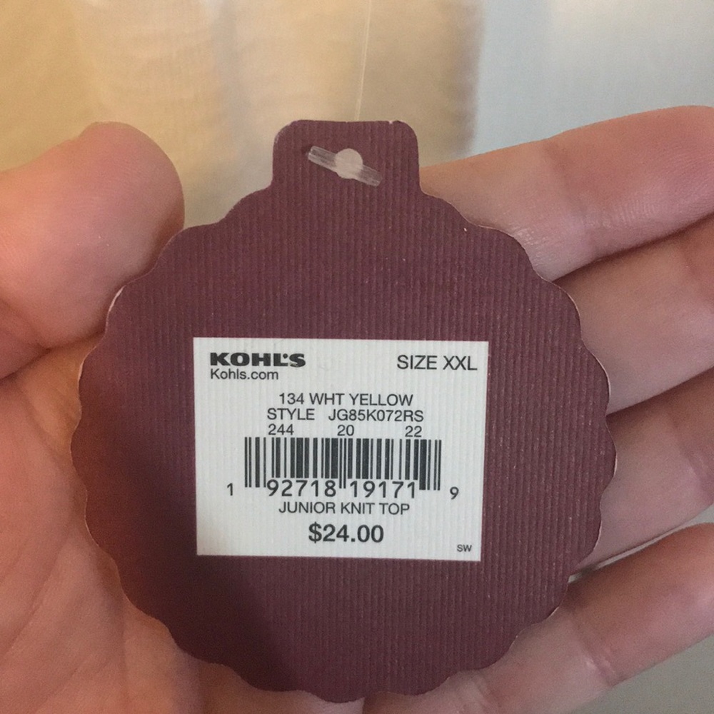 SO Yellow & White Baseball Tee - Picture 4 of 5